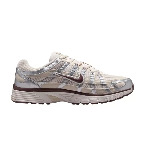 Nike P-6000 Phantom Metallic Silver Light Orewood Brown (Women's) dámske nízke mestské tenisky strieborné