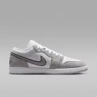 Jordan 1 Low White Iron Grey pánske nízke mestské tenisky biele sivé