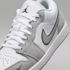 Jordan 1 Low White Iron Grey pánske nízke mestské tenisky biele sivé