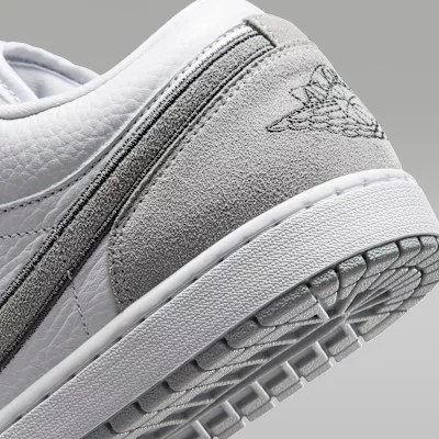 Jordan 1 Low White Iron Grey pánske nízke mestské tenisky biele sivé