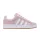 adidas Campus 00s Clear Pink Gum detské nízke streetové tenisky ružové — produktová fotografia na bielom pozadí, bočný pohľad