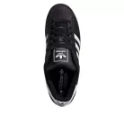 adidas Superstar 2 Core Black Cloud White nízke streetové tenisky čierne-biele — produktová fotografia na bielom pozadí, bočný pohľad