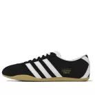 adidas Tokyo Black White dámske nízke streetové tenisky čierne-biele — produktová fotografia na bielom pozadí, bočný pohľad