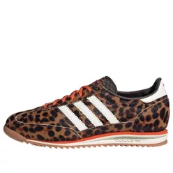 adidas SL 72 OG Leopard Print dámske nízke streetové tenisky — produktová fotografia na bielom pozadí, bočný pohľad