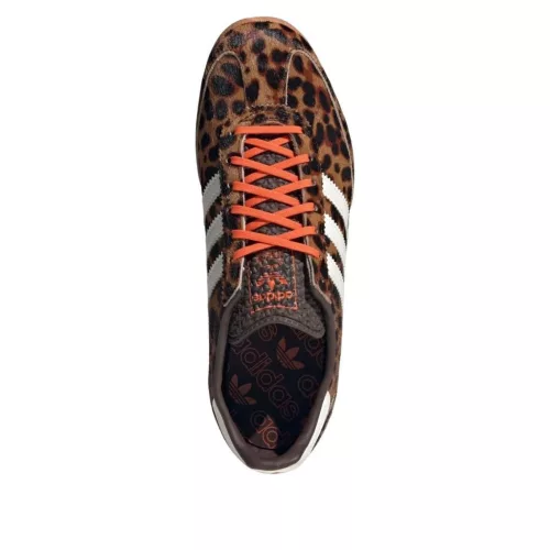 adidas SL 72 OG Leopard Print dámske nízke streetové tenisky — produktová fotografia na bielom pozadí, bočný pohľad