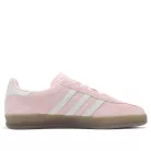 adidas Gazelle Indoor Clear Pink Off White dámske nízke streetové tenisky ružové-biele — produktová fotografia na bielom pozadí, bočný pohľad