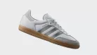adidas Samba OG White Silver Metallic Grey (Women's) dámske nízke mestské tenisky biele