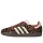 adidas Samba OG Preloved Red Leopard dámske nízke streetové tenisky červené — produktová fotografia na bielom pozadí, bočný pohľad