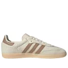 adidas Samba OG Cream White Cardboard nízke streetové tenisky béžové-krémové — produktová fotografia na bielom pozadí, bočný pohľad