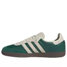 adidas Samba OG Collegiate Green Cream White nízke streetové tenisky zelené-krémové — produktová fotografia na bielom pozadí, bočný pohľad