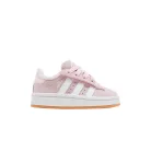 adidas Campus 00s Comfort Closure Camp Clear Pink Cloud White Gum detské nízke streetové tenisky ružové-biele — produktová fotografia na bielom pozadí, bočný