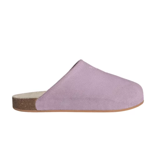 adidas Adimule Powder Plum dámske šľapky — produktová fotografia na bielom pozadí, bočný pohľad