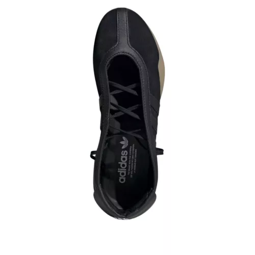 adidas Taekwondo Mei Ballet Black Gum dámske nízke streetové tenisky čierne — produktová fotografia na bielom pozadí, bočný pohľad