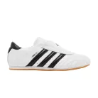 adidas Taekwondo White Black dámske nízke streetové tenisky biele-čierne — produktová fotografia na bielom pozadí, bočný pohľad