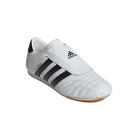 adidas Taekwondo White Black dámske nízke streetové tenisky biele-čierne — produktová fotografia na bielom pozadí, bočný pohľad