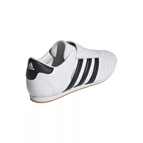 adidas Taekwondo White Black dámske nízke streetové tenisky biele-čierne — produktová fotografia na bielom pozadí, bočný pohľad