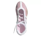 adidas Taekwondo Mei Ballet Clear Pink White dámske nízke streetové tenisky ružové-biele — produktová fotografia na bielom pozadí, bočný pohľad
