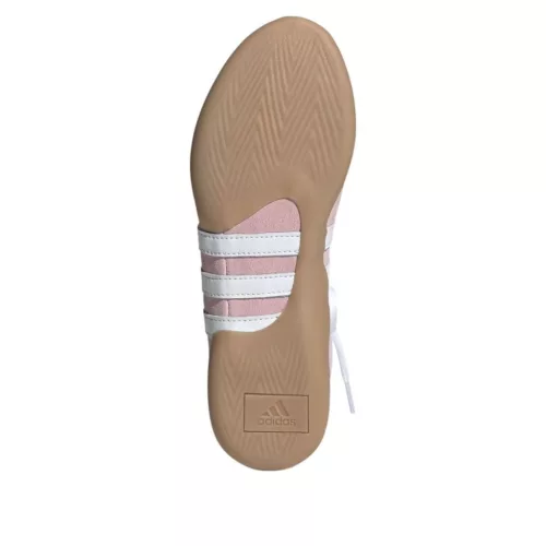 adidas Taekwondo Mei Ballet Clear Pink White dámske nízke streetové tenisky ružové-biele — produktová fotografia na bielom pozadí, bočný pohľad
