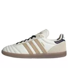 adidas Samba JP Off White Magic Beige nízke streetové tenisky lomené biele-biele — produktová fotografia na bielom pozadí, bočný pohľad