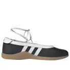 adidas Taekwondo Mei Ballet Black White dámske nízke streetové tenisky čierne-biele — produktová fotografia na bielom pozadí, bočný pohľad
