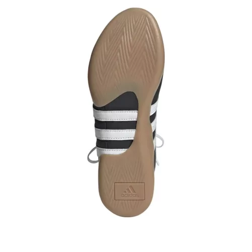 adidas Taekwondo Mei Ballet Black White dámske nízke streetové tenisky čierne-biele — produktová fotografia na bielom pozadí, bočný pohľad