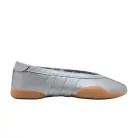 adidas Taekwondo Mei Ballet Silver Metallic Gum dámske nízke streetové tenisky strieborné — produktová fotografia na bielom pozadí, bočný pohľad