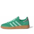 adidas Handball Spezial Semi Court Green Clear Mint Gum dámske nízke streetové tenisky zelené-mentolové — produktová fotografia na bielom pozadí, bočný pohľad