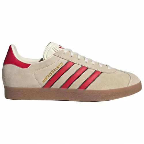 adidas Gazelle Terrace Manchester United pánske nízke mestské tenisky krémová červená čierna