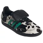 adidas Samba LT Cow Print Black White dámske nízke streetové tenisky čierne-biele — produktová fotografia na bielom pozadí, bočný pohľad