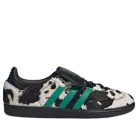 adidas Samba LT Cow Print Black White dámske nízke streetové tenisky čierne-biele — produktová fotografia na bielom pozadí, bočný pohľad