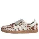 adidas Samba LT Cow Print Brown White dámske nízke streetové tenisky hnedé-biele — produktová fotografia na bielom pozadí, bočný pohľad
