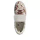 adidas Samba LT Cow Print Brown White dámske nízke streetové tenisky hnedé-biele — produktová fotografia na bielom pozadí, bočný pohľad