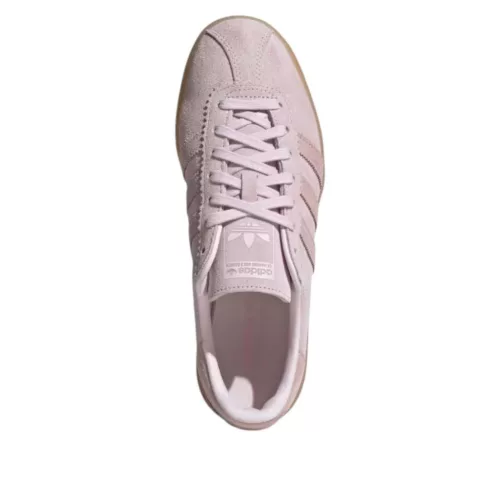 adidas BRMD Almond Pink Clear Pink Gum dámske nízke streetové tenisky ružové — produktová fotografia na bielom pozadí, bočný pohľad