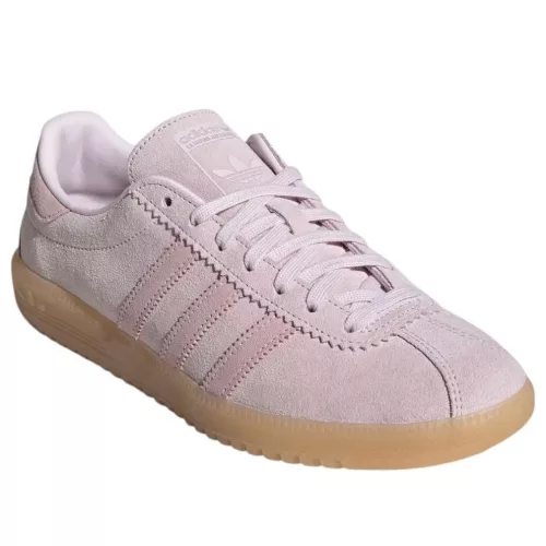 adidas BRMD Almond Pink Clear Pink Gum dámske nízke streetové tenisky ružové — produktová fotografia na bielom pozadí, bočný pohľad
