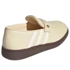 adidas Handball Spezial Loafer Warm Vanilla dámske nízke streetové tenisky — produktová fotografia na bielom pozadí, bočný pohľad