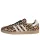 adidas Samba OG Leopard Magic Beige dámske nízke streetové tenisky béžové — produktová fotografia na bielom pozadí, bočný pohľad