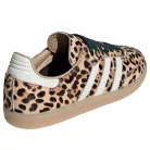 adidas Samba OG Leopard Magic Beige dámske nízke streetové tenisky béžové — produktová fotografia na bielom pozadí, bočný pohľad