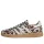 adidas Handball Spezial Cow Print Crystal Linen dámske nízke streetové tenisky slonovinové-modré — produktová fotografia na bielom pozadí, bočný pohľad