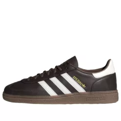 adidas Handball Spezial Brown White Earth Strata nízke streetové tenisky hnedé-biele — produktová fotografia na bielom pozadí, bočný pohľad