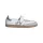 adidas Samba Jane White Silver Metallic dámske nízke streetové tenisky biele-strieborné — produktová fotografia na bielom pozadí, bočný pohľad