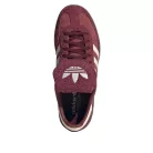 adidas Handball Spezial LT Shadow Red Off White dámske nízke streetové tenisky červené-lomené biele — produktová fotografia na bielom pozadí, bočný pohľad