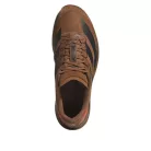 adidas Adizero Evo SL Pharrell Williams Humanrace Preloved Brown nízke bežecké tenisky hnedé — produktová fotografia na bielom pozadí, bočný pohľad