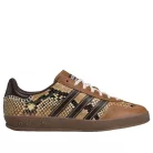 adidas Gazelle Indoor Wales Bonner Snakeskin nízke streetové tenisky — produktová fotografia na bielom pozadí, bočný pohľad