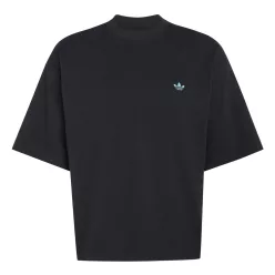   adidas Essentials T-Shirt Black Blue unisex tričko čierne modré