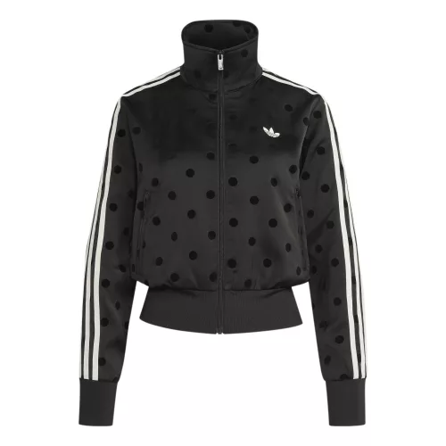 adidas Satin Polka Dots TT Track Jacket Black (Women's) dámska bunda čierna