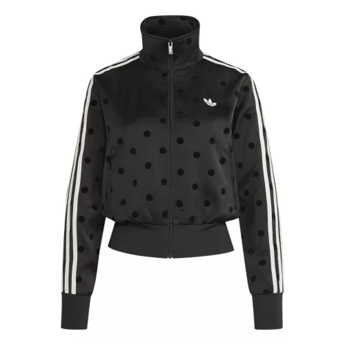 adidas Satin Polka Dots TT Track Jacket Black (Women's) dámska bunda čierna