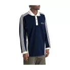 adidas Long Sleeved Polo Shirt Night Indigo unisex tričko tmavomodré