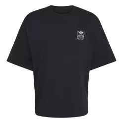Adidas Chopsticks Panda Black T-Shirt tričko čierne — produktová fotografia na bielom pozadí, bočný pohľad