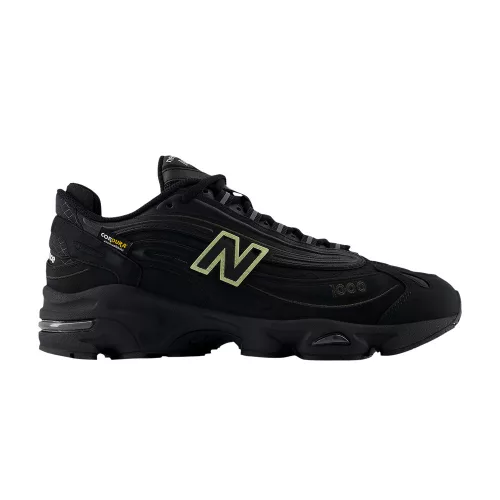 New Balance 1000 Cordura Black Neon nízke streetové tenisky čierne — produktová fotografia na bielom pozadí, bočný pohľad