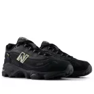 New Balance 1000 Cordura Black Neon nízke streetové tenisky čierne — produktová fotografia na bielom pozadí, bočný pohľad